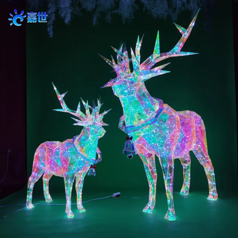 Christmas Deer Jewelry Mall Celebrity Clock Layout DP Point Illusion Luminous Deer Pull Scene Decoration in Photo Area
Christmas Deer Jewelry Mall Celebrity Clock Layout DP Point Illusion Luminous Deer Pull Scene Decoration in Photo Area