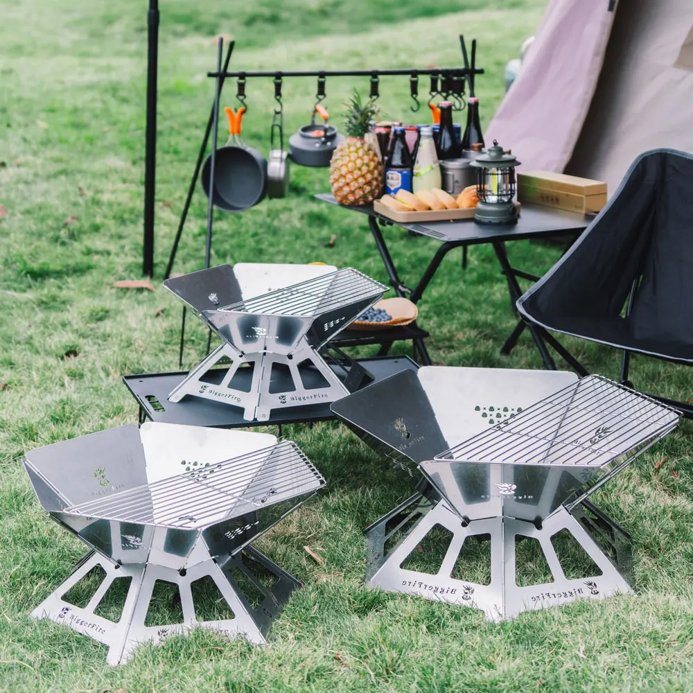 Stainless Steel Outdoor Camping Campfire Fire Rack Foldable Metal Fire Pit Fire Frame Rack Garden Backyard Bonfire Firepit
Stainless Steel Outdoor Camping Campfire Fire Rack Foldable Metal Fire Pit Fire Frame Rack Garden Backyard Bonfire Firepit