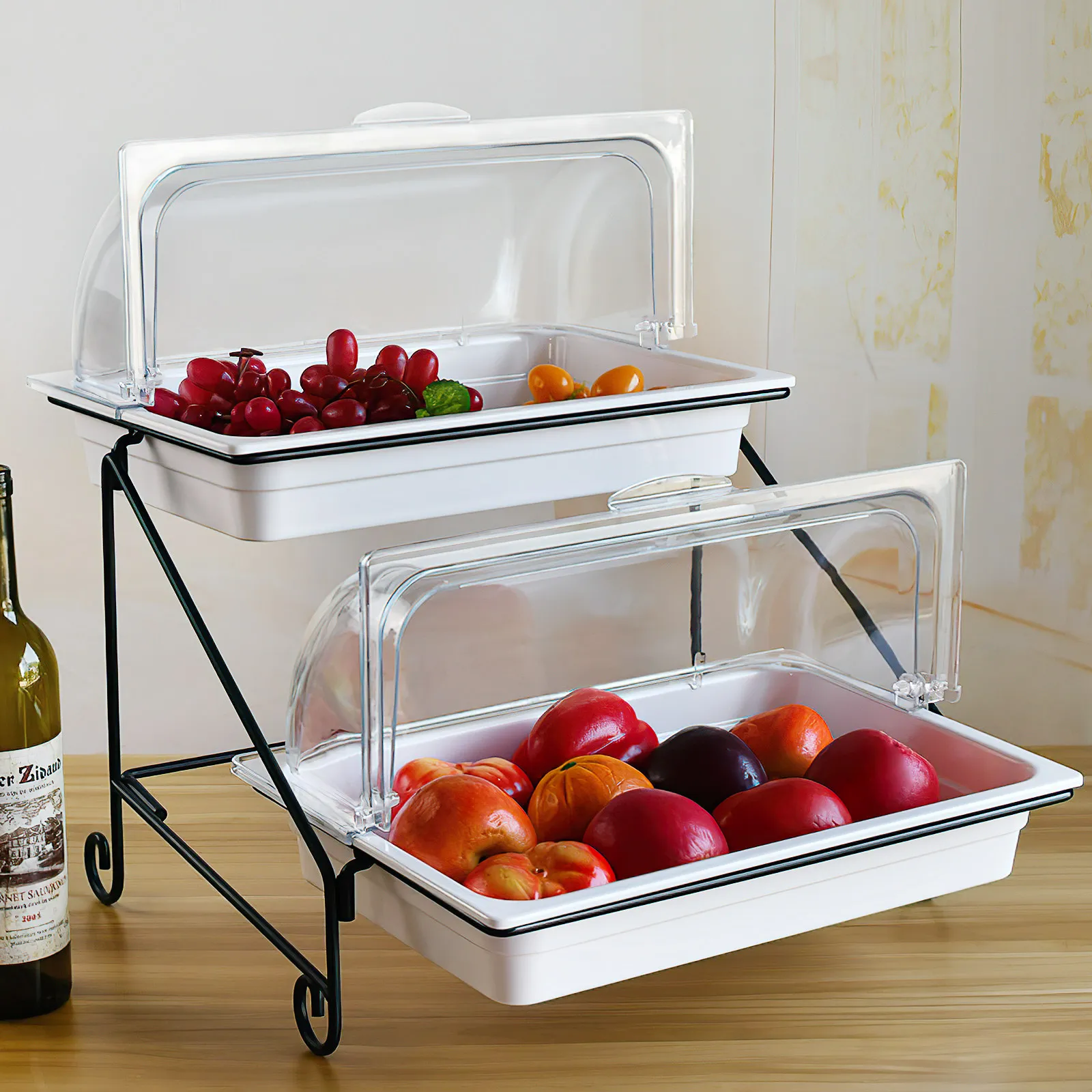 1Pcs High-Transparency Acrylic Dessert Showcase Cake Dust Cover Clear Pastry Display Case Food Sample Display with Wide-Opening
1Pcs High-Transparency Acrylic Dessert Showcase Cake Dust Cover Clear Pastry Display Case Food Sample Display with Wide-Opening