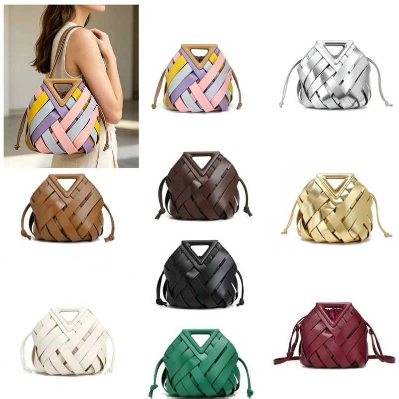 SHELKSBAG Горячая распродажа: Модная женская сумка через плечо, плетеная сумка-корзина для молодых женщин, универсальная сумка для повседневного использования
SHELKSBAG Горячая распродажа: Модная женская сумка через плечо, плетеная сумка-корзина для молодых женщин, универсальная сумка для повседневного использования