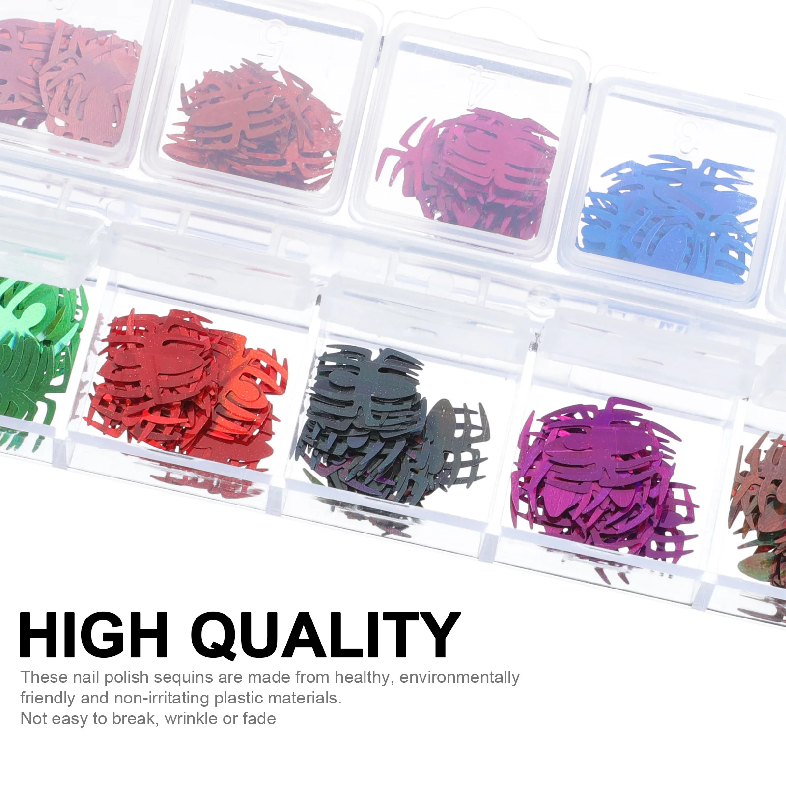 3 Boxes Halloween Nail Stickers Premium Sequins Manicure Decals Party Nail Art Decoration Holiday Festival Use
3 Boxes Halloween Nail Stickers Premium Sequins Manicure Decals Party Nail Art Decoration Holiday Festival Use