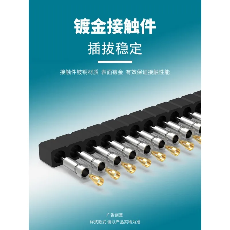 1.778Mm pitch high density, round hole female seat/double head male needle, round hole needle row, single row 4/8/12/40PIN
1.778Mm pitch high density, round hole female seat/double head male needle, round hole needle row, single row 4/8/12/40PIN