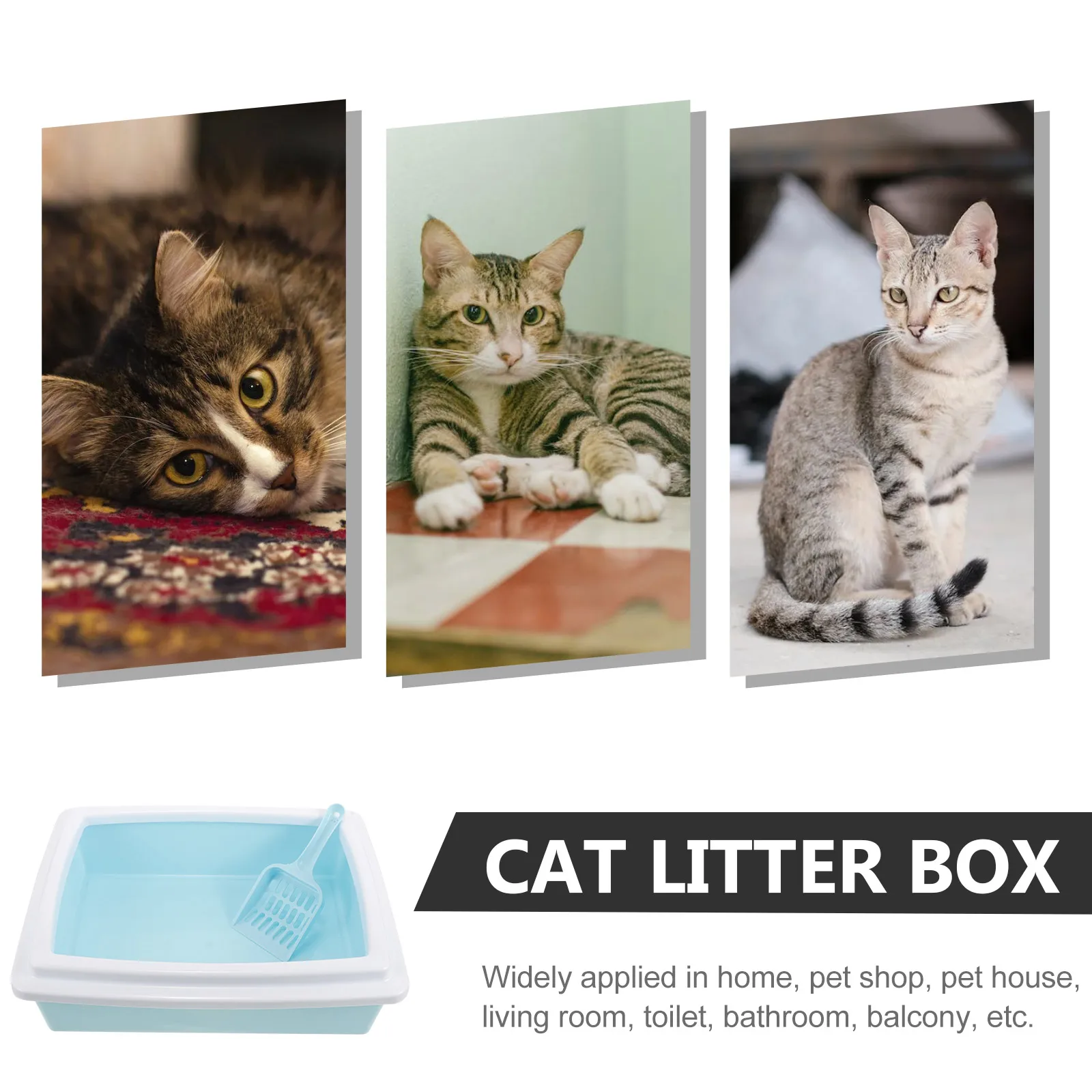 Cat Litter Box Half Closed Decorative Kitten Clean PP Durable Tray Plastic Pet Toilet Boxes Cats Small Animals Hygienic
Cat Litter Box Half Closed Decorative Kitten Clean PP Durable Tray Plastic Pet Toilet Boxes Cats Small Animals Hygienic