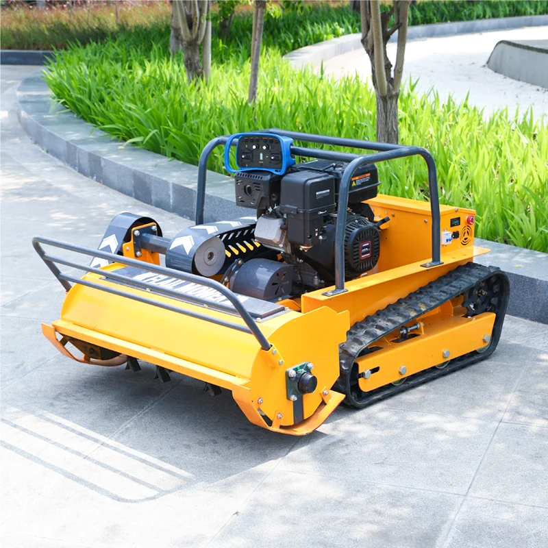 Customized stroke single cylinder cordless remote control lawn mower with start/stop function, industrial and DIY grade
Customized stroke single cylinder cordless remote control lawn mower with start/stop function, industrial and DIY grade