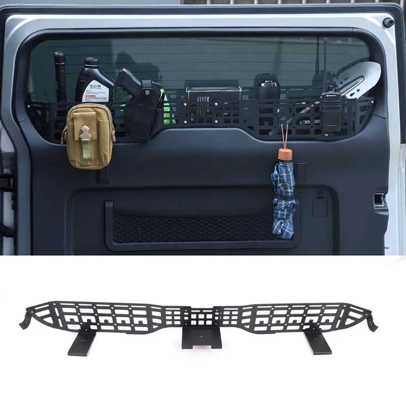 For Chery ICAR 03 Jaecoo J6 2024+ Aluminum alloy black Car tailgate window storage fence Car modified decoration accessories 
For Chery ICAR 03 Jaecoo J6 2024+ Aluminum alloy black Car tailgate window storage fence Car modified decoration accessories