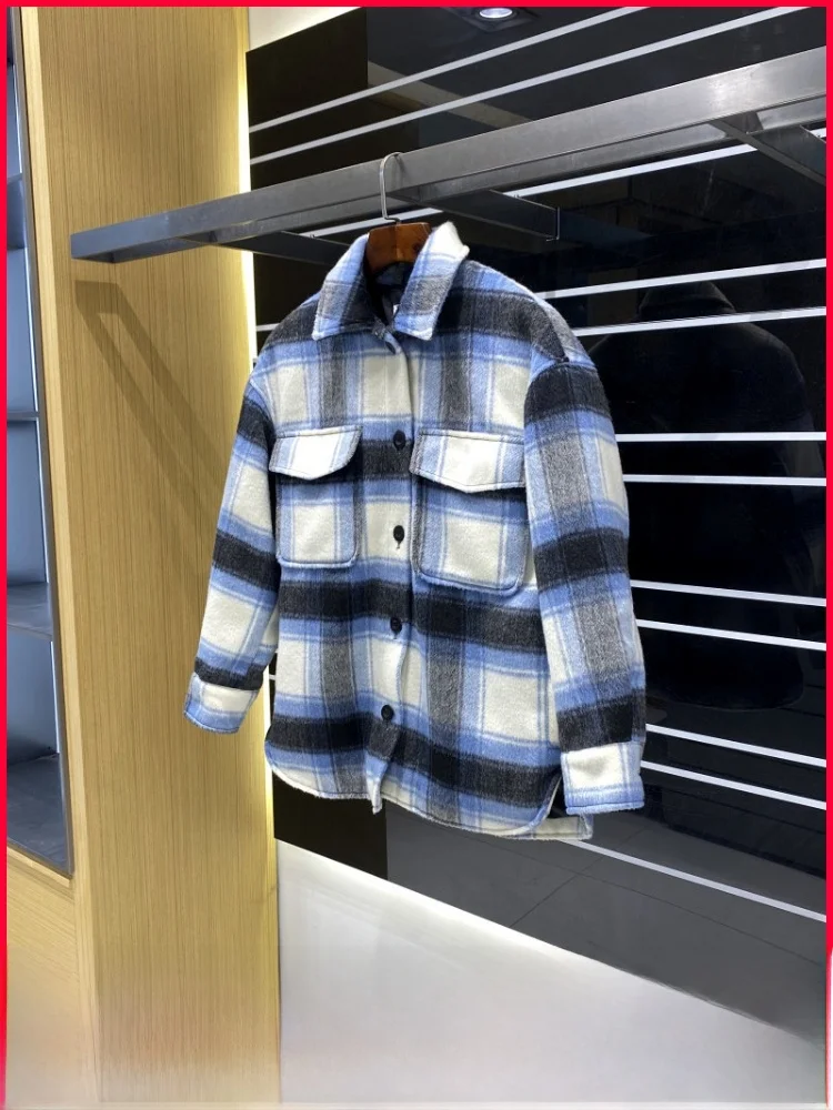 Корейская мужская свободная куртка в клетку из хлопка, теплая зимняя повседневная модная рубашка-пальто с длинным рукавом на пуговицах
Корейская мужская свободная куртка в клетку из хлопка, теплая зимняя повседневная модная рубашка-пальто с длинным рукавом на пуговицах