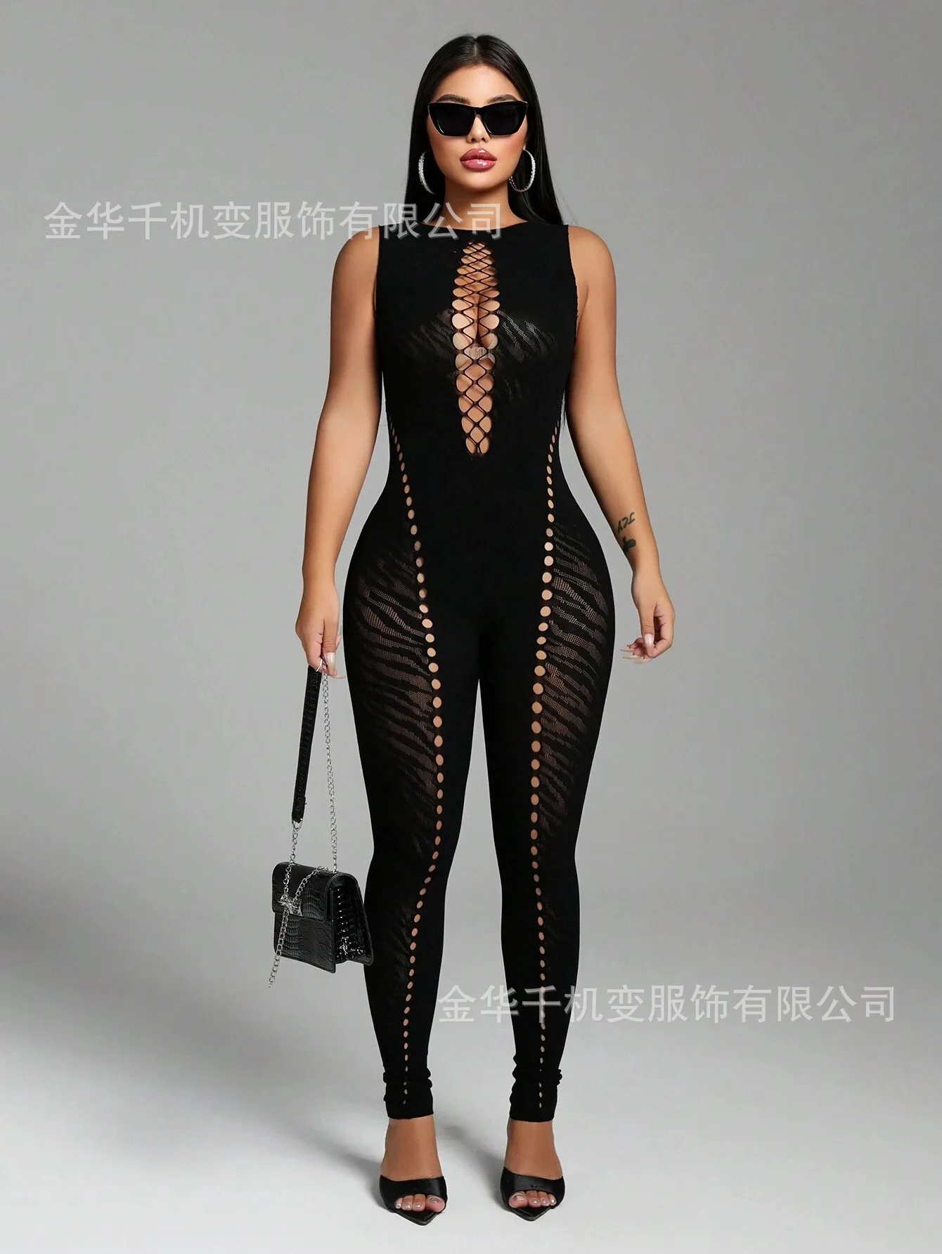 Fashion-Forward Jumpsuit Animal Print High-Waisted Jumpsuit Sleeveless Cutout Detail Jumpsuit Bodycon Slim Fit Romper
Fashion-Forward Jumpsuit Animal Print High-Waisted Jumpsuit Sleeveless Cutout Detail Jumpsuit Bodycon Slim Fit Romper