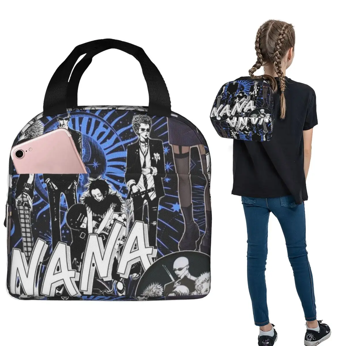 Nana Manga Lunch Bags Insulated Bento Box Waterproof Lunch Tote Leakproof Picnic Bags for Woman Kids Office
Nana Manga Lunch Bags Insulated Bento Box Waterproof Lunch Tote Leakproof Picnic Bags for Woman Kids Office