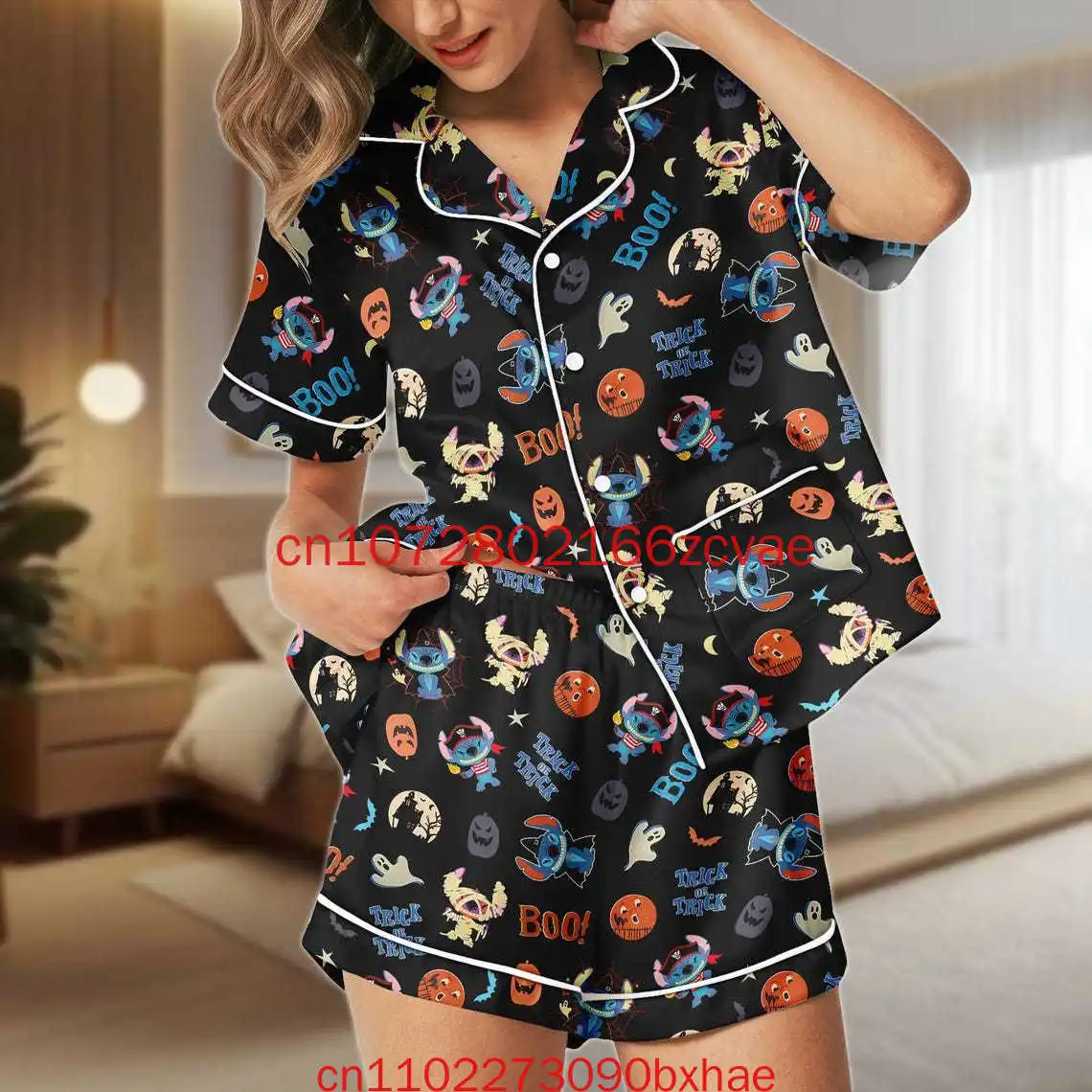 Новинка 2026 года, пижамный комплект Disney Stitch, одежда для косплея с 3D принтом, рубашка с короткими рукавами, повседневные мужские и женские пижамы
Новинка 2026 года, пижамный комплект Disney Stitch, одежда для косплея с 3D принтом, рубашка с короткими рукавами, повседневные мужские и женские пижамы