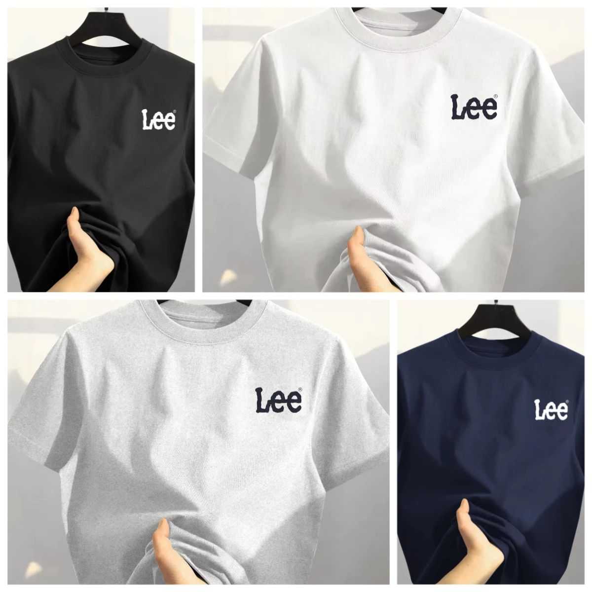 Trend Summer 2025 South Korea Lee Classic Hot Selling Women's Round Neck Pure Cotton Breathable T-shirt Men and Women The Same
Trend Summer 2025 South Korea Lee Classic Hot Selling Women's Round Neck Pure Cotton Breathable T-shirt Men and Women The Same