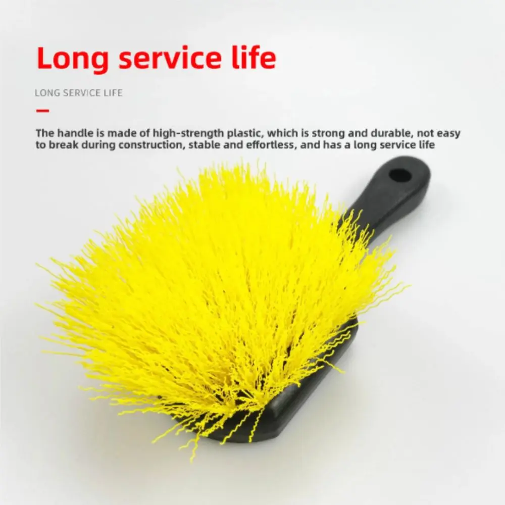 Soft Bristle Car Tire Brush Heavy Duty Short Handle Car Wash Brush Durable Design Ergonomic Handle Automotive Detailing Tool
Soft Bristle Car Tire Brush Heavy Duty Short Handle Car Wash Brush Durable Design Ergonomic Handle Automotive Detailing Tool