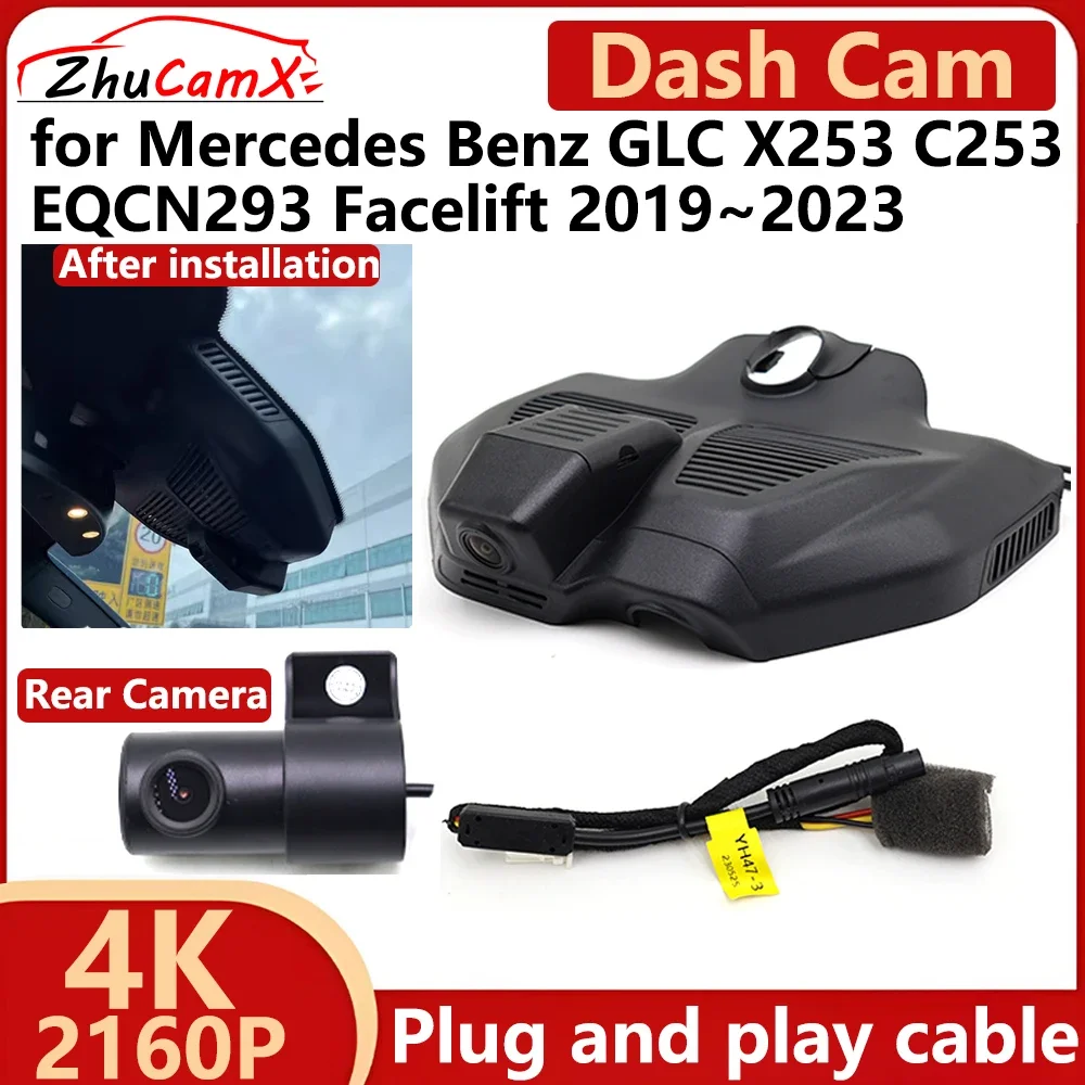 ZhuCamX for Mercedes Benz GLC X253 C253 EQC N293 Facelift 2019~2023 4K 2160P Car DVR Dash Cam Camera Night Vision Recorder
ZhuCamX for Mercedes Benz GLC X253 C253 EQC N293 Facelift 2019~2023 4K 2160P Car DVR Dash Cam Camera Night Vision Recorder
