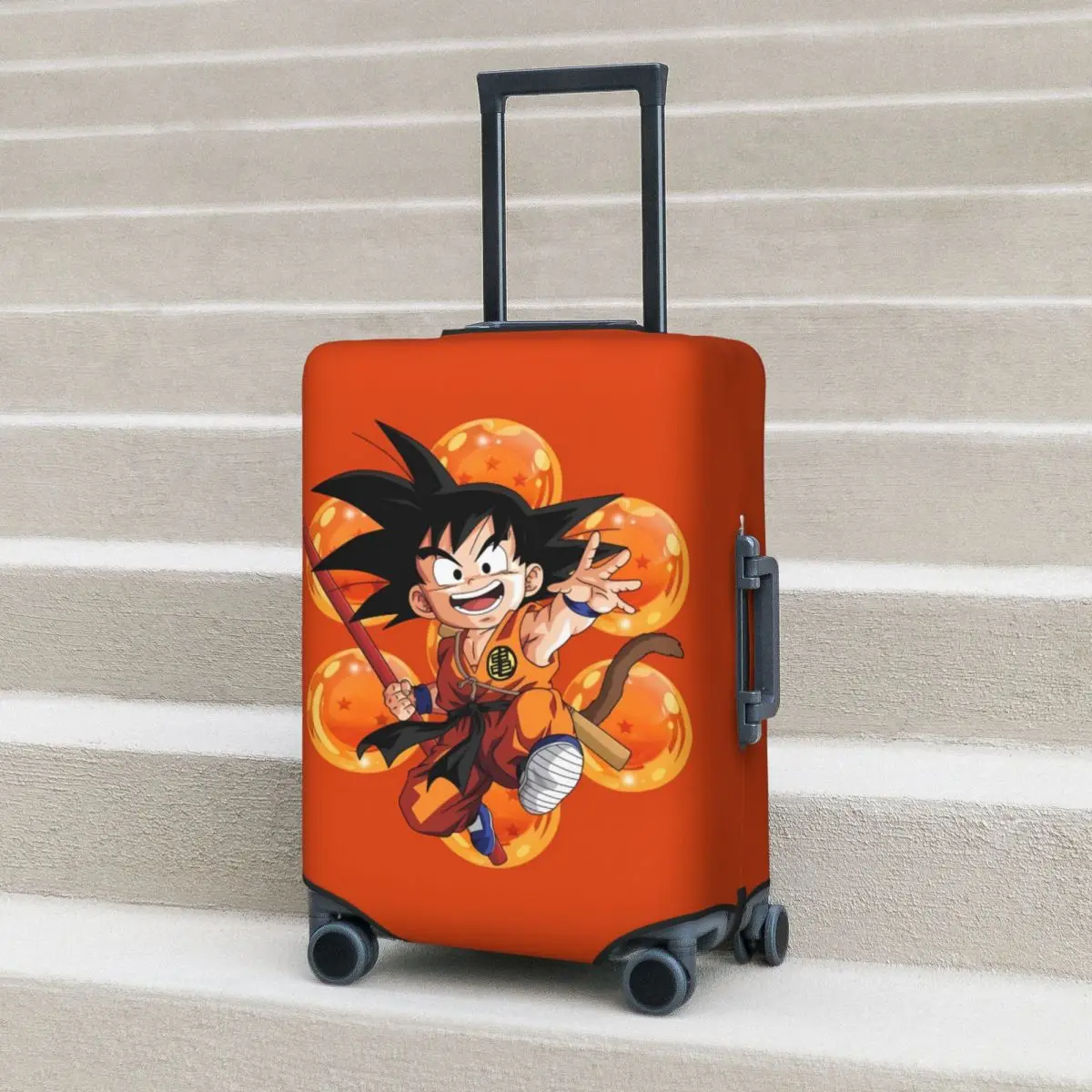 Kid Goku With Dragon Balls Dragon Ball Suitcase Cover Travel Flight Practical Luggage Accesories Protector
Kid Goku With Dragon Balls Dragon Ball Suitcase Cover Travel Flight Practical Luggage Accesories Protector