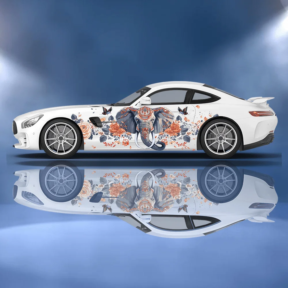 Retro Bohemian Elephant Floral Car Sticker Full Body Decoration Covering Scratches Protect Auto Sticker Waterproof Vinyl Wraps
Retro Bohemian Elephant Floral Car Sticker Full Body Decoration Covering Scratches Protect Auto Sticker Waterproof Vinyl Wraps