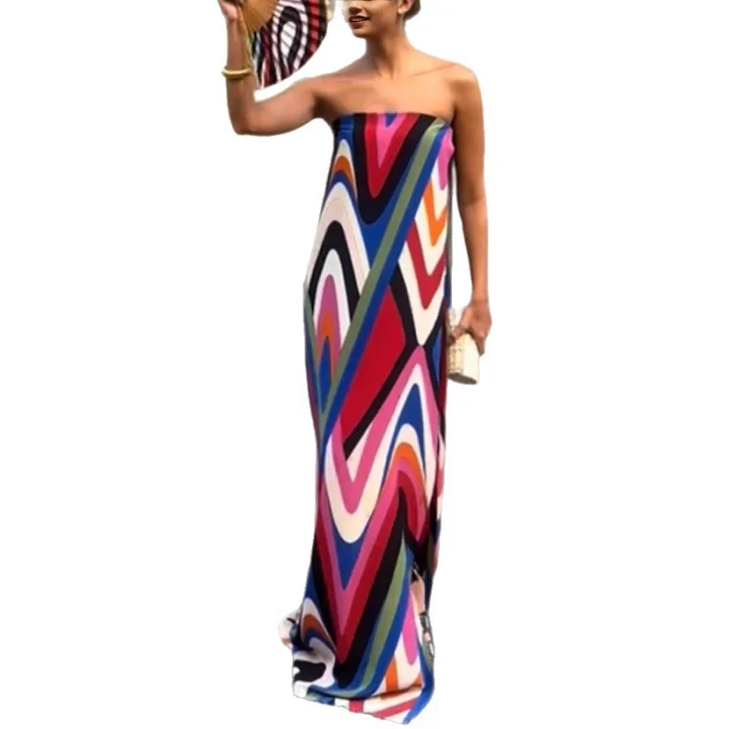 Sexy Hollowed out Vne Slim Dr Independent Station Print Tube Top Dr Fake Two Piece High Waist Polyester Summer Wrap C...
Sexy Hollowed out Vne Slim Dr Independent Station Print Tube Top Dr Fake Two Piece High Waist Polyester Summer Wrap C...