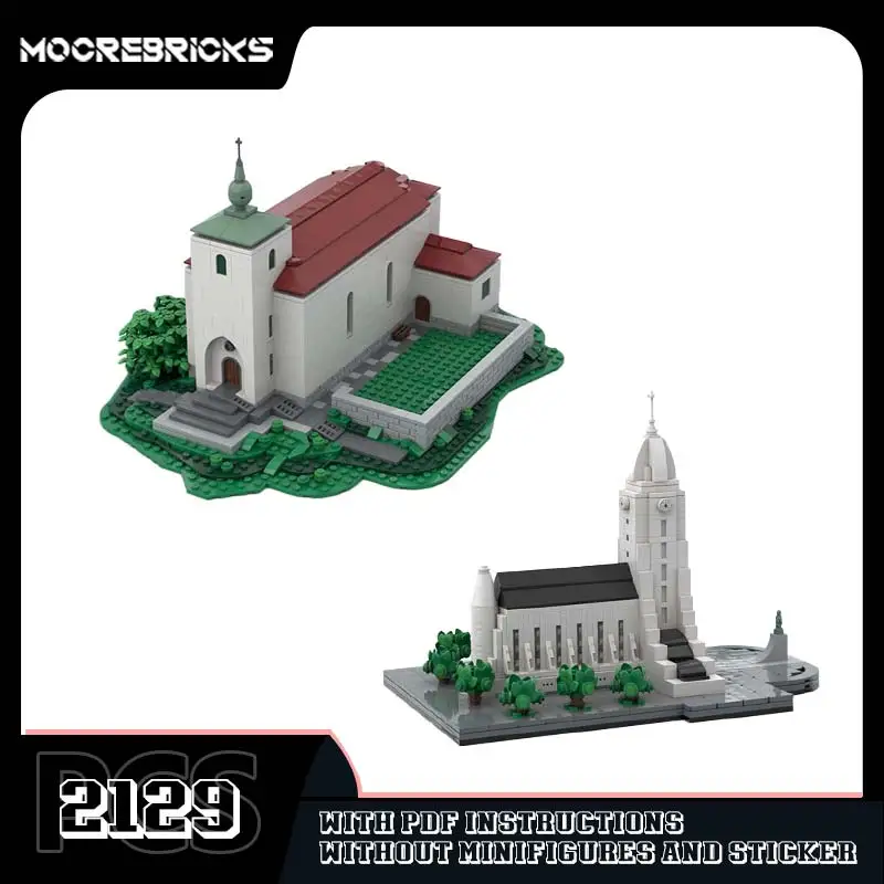 Lodfjord Church And Hallgrims Church MOC Building Block Model Set Educational Toy for Boys And Girls
Lodfjord Church And Hallgrims Church MOC Building Block Model Set Educational Toy for Boys And Girls