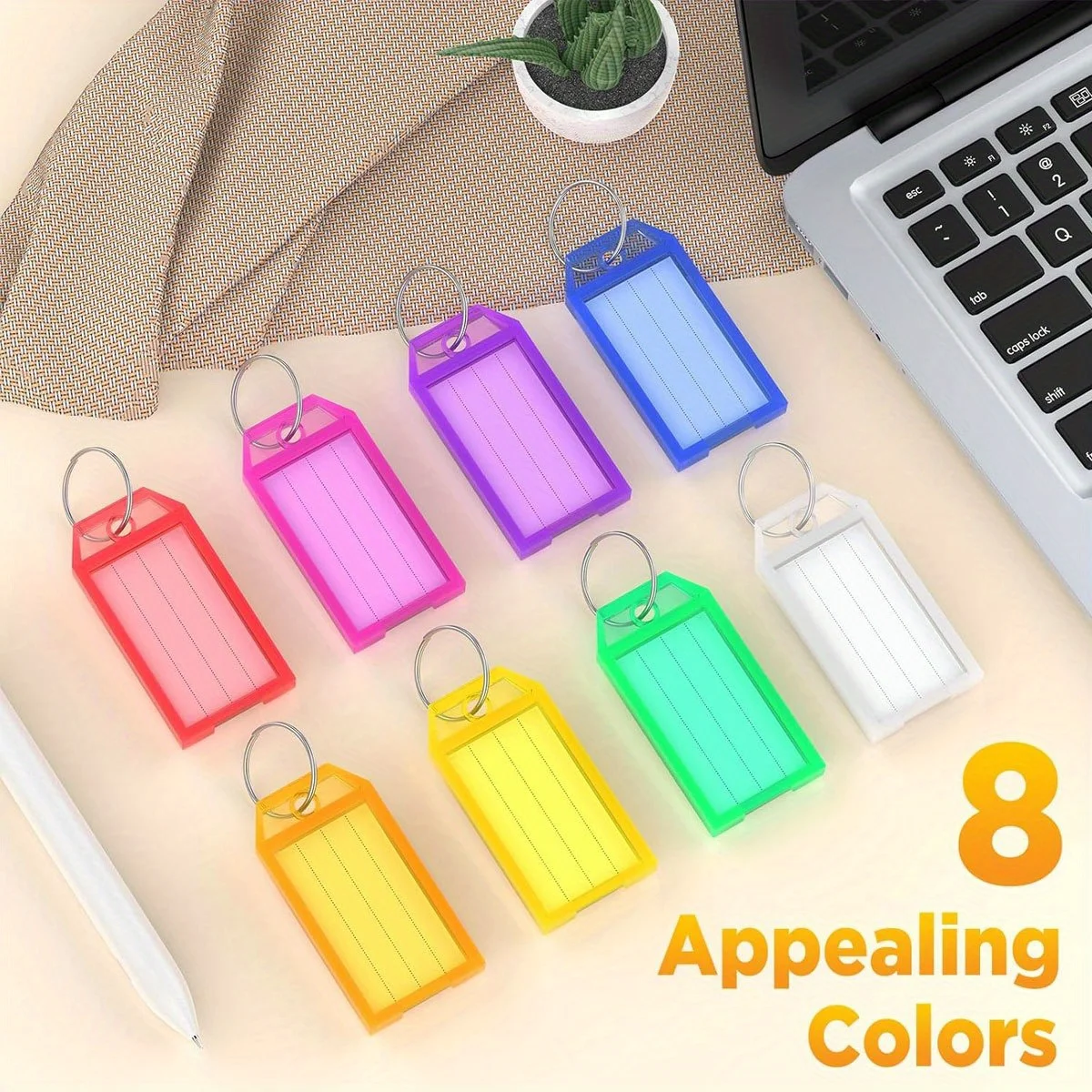 50pcs Flap Transparent Key Labels - Colorful Plastic Keychain Tags, DIY Double-Sided Marking for Airport, Hotel, ZSY
50pcs Flap Transparent Key Labels - Colorful Plastic Keychain Tags, DIY Double-Sided Marking for Airport, Hotel, ZSY