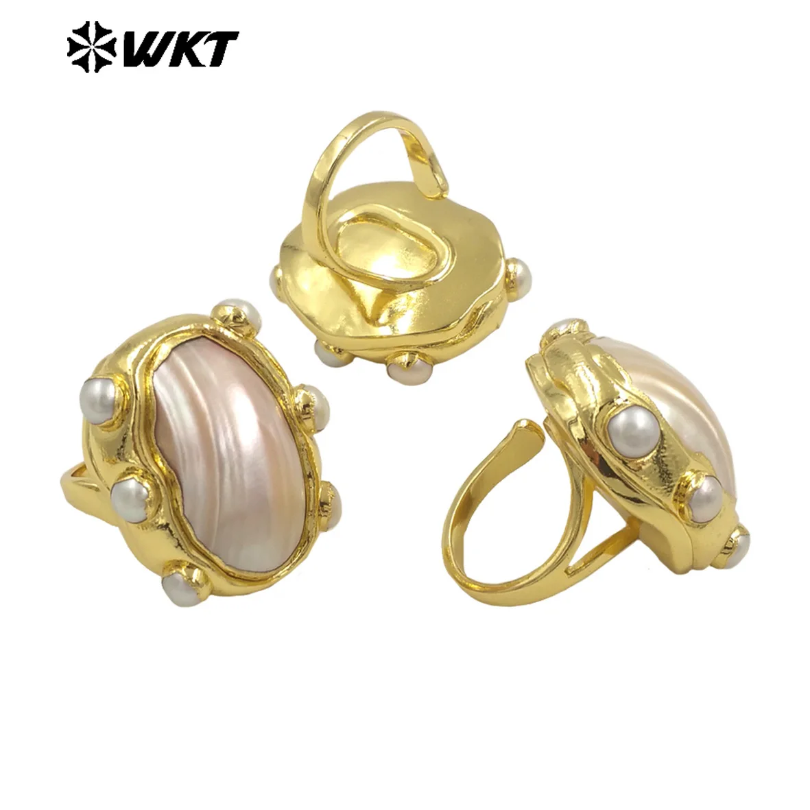 WT-MPR113 Набор из шести жемчуга популярного кольца Advanced Sense Made Shell Pearl с покрытием из 18-каратного золота для девочек, подарки на день рождения
WT-MPR113 Набор из шести жемчуга популярного кольца Advanced Sense Made Shell Pearl с покрытием из 18-каратного золота для девочек, подарки на день рождения