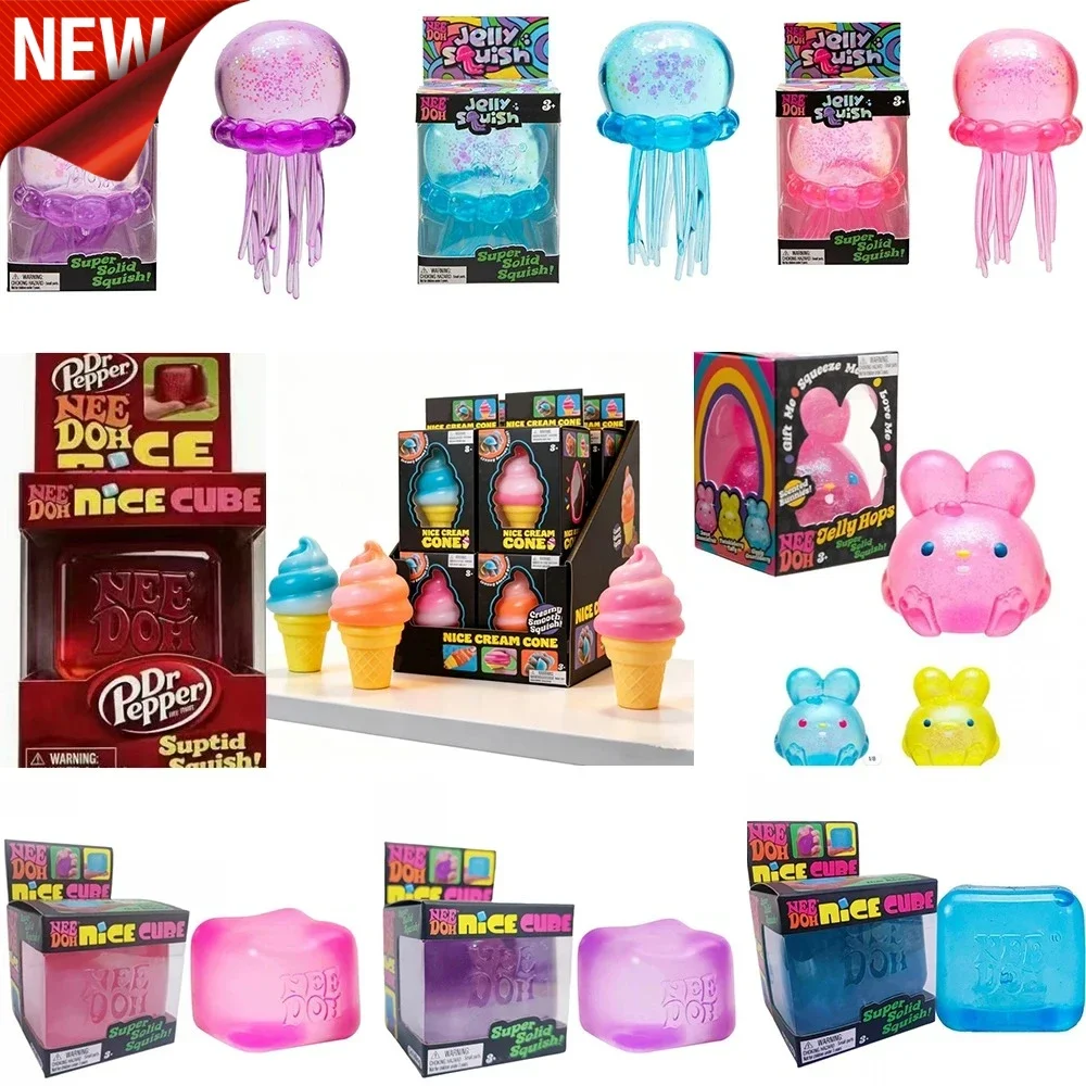 1pc Surprise Schylling Needoh Nice Cube Sensory Soft Stress Relieving Fidget Jellyfish Pinch Toy Anti Anxiety Squeezing Block Focused on ADHD
1pc Surprise Schylling Needoh Nice Cube Sensory Soft Stress Relieving Fidget Jellyfish Pinch Toy Anti Anxiety Squeezing Block Focused on ADHD
