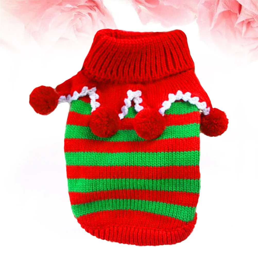 Dog Sweater Pet Christmas Striped Design Small Size Red Green Thickened Warm for Outdoor Activities Special Occasion
Dog Sweater Pet Christmas Striped Design Small Size Red Green Thickened Warm for Outdoor Activities Special Occasion