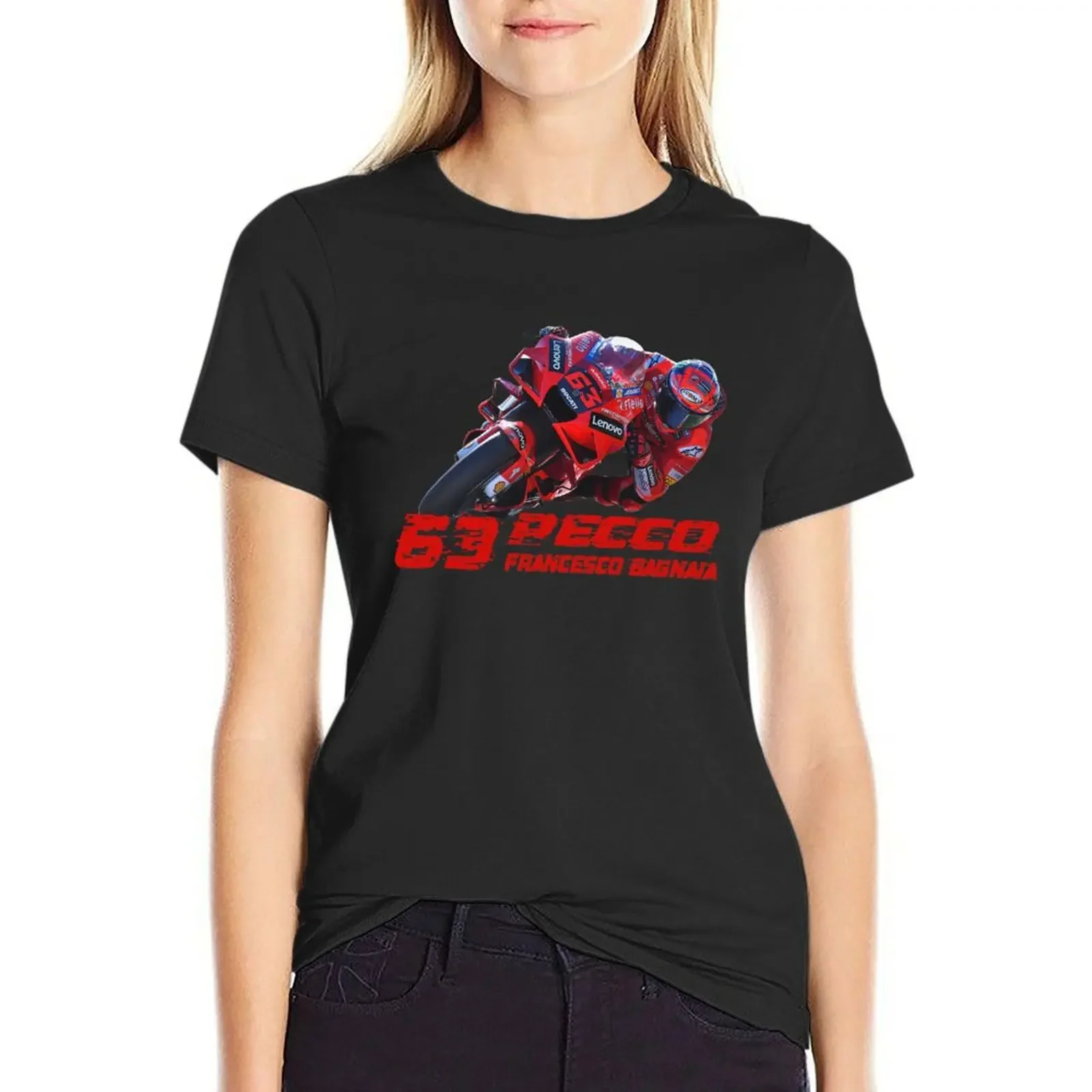 Francesco Bagnaia T-Shirt plus sizes plain kawaii clothes western t shirts for Women
Francesco Bagnaia T-Shirt plus sizes plain kawaii clothes western t shirts for Women