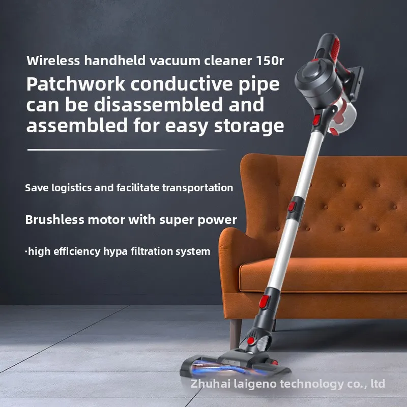 Portable Wireless Two-in-One Handheld Vacuum Cleaner Multifunctional with Conductive Tube Bagless for Household Use
Portable Wireless Two-in-One Handheld Vacuum Cleaner Multifunctional with Conductive Tube Bagless for Household Use