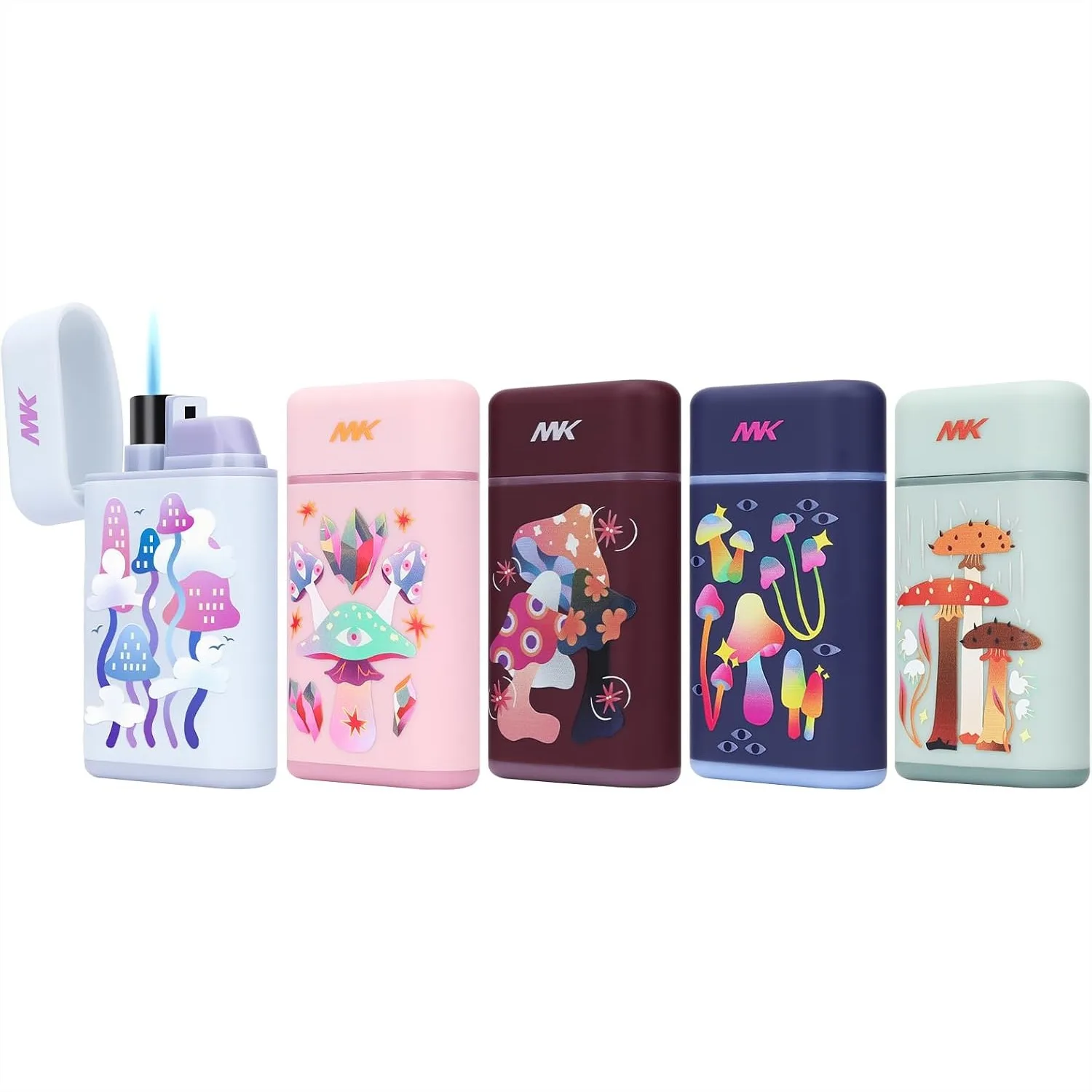 5-Pack Torch Flame Pocket Lighters Refillable for Candles BBQ Camping
5-Pack Torch Flame Pocket Lighters Refillable for Candles BBQ Camping