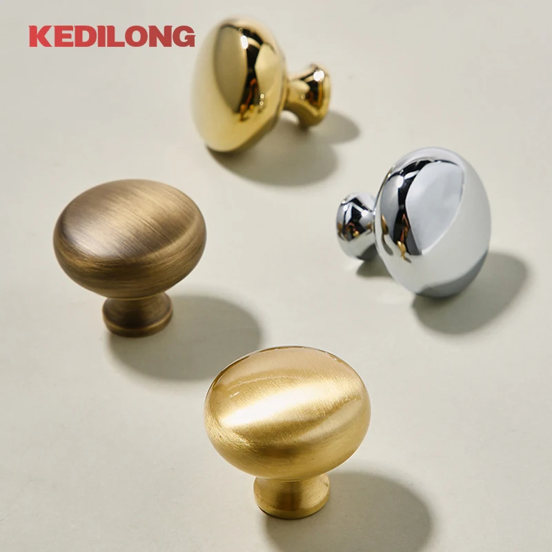 KEDLO European minimalist circular drawer silver small knob solid brass kitchen cabinet gold handle modern luxury Pull Knob
KEDLO European minimalist circular drawer silver small knob solid brass kitchen cabinet gold handle modern luxury Pull Knob