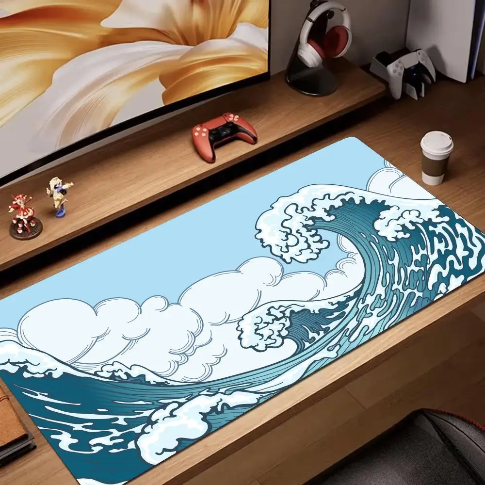 Artistic Waves mouse pad gaming mats XXL desk mat pc accessories keypad expansion pads rubber anti-slip base edge-locking
Artistic Waves mouse pad gaming mats XXL desk mat pc accessories keypad expansion pads rubber anti-slip base edge-locking