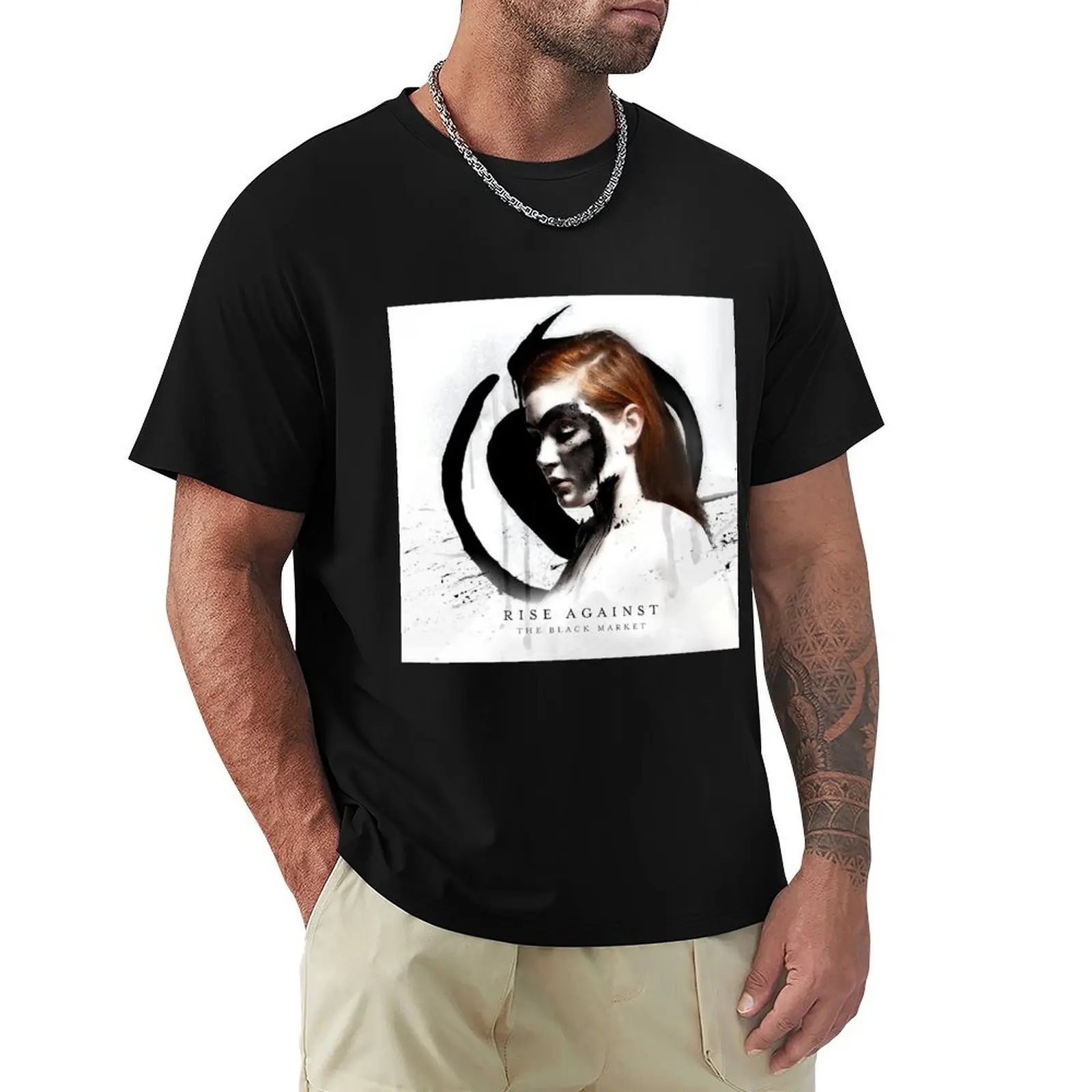 Rise Against the black market T-Shirt Retro Style Print Casual Top
Rise Against the black market T-Shirt Retro Style Print Casual Top
