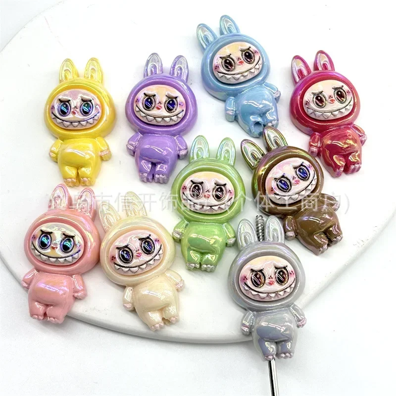 Cartoon Anime Labubu Perforated Beads 100pcs UV Plated Resin Handmade DIY Bead Pen accessory Phone Chain Materials Wholesale
Cartoon Anime Labubu Perforated Beads 100pcs UV Plated Resin Handmade DIY Bead Pen accessory Phone Chain Materials Wholesale