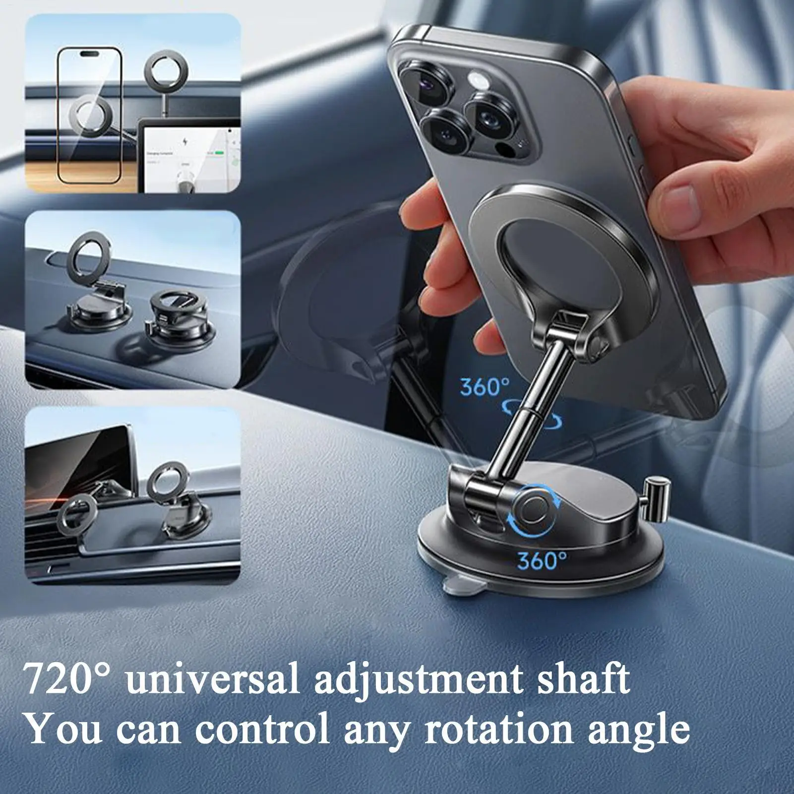 Автомобильная подставка для телефона, вращающаяся на 360 градусов вакуумная магнитная автомобильная подставка для телефона, горизонтальный вертикальный кронштейн для смартфона для безопасного вождения
Автомобильная подставка для телефона, вращающаяся на 360 градусов вакуумная магнитная автомобильная подставка для телефона, горизонтальный вертикальный кронштейн для смартфона для безопасного вождения