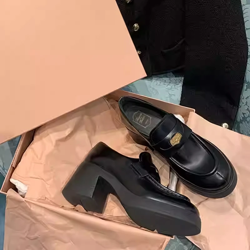 Solid Round Head Women Loafers Outdooor Female Pumps Slip on Zapatos Mujer Spring Thick Heels Shoes
Solid Round Head Women Loafers Outdooor Female Pumps Slip on Zapatos Mujer Spring Thick Heels Shoes
