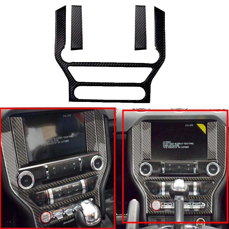 1Set Car Interior Center Console GPS Panel Cover Trim Stickers Carbon Fiber Strip Sticker for Ford Mustang 2015 2016 2017
1Set Car Interior Center Console GPS Panel Cover Trim Stickers Carbon Fiber Strip Sticker for Ford Mustang 2015 2016 2017