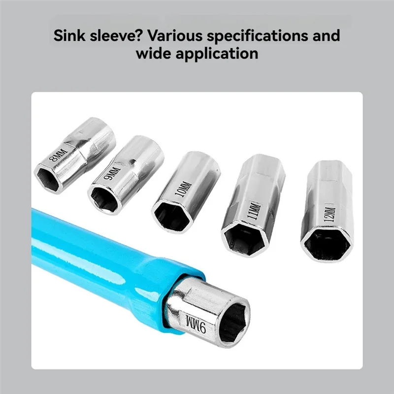 ABSS-Faucet Wrench Hand Tools Plumber Socket Wrench Sink Basin Tap Back Installation Tool For Bathroom Faucet Wrench Set
ABSS-Faucet Wrench Hand Tools Plumber Socket Wrench Sink Basin Tap Back Installation Tool For Bathroom Faucet Wrench Set