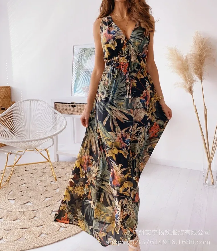 Summer Casual Dress for Women Sleeveless Loose Cool Dress Ladies Party Grown Long Dress
Summer Casual Dress for Women Sleeveless Loose Cool Dress Ladies Party Grown Long Dress