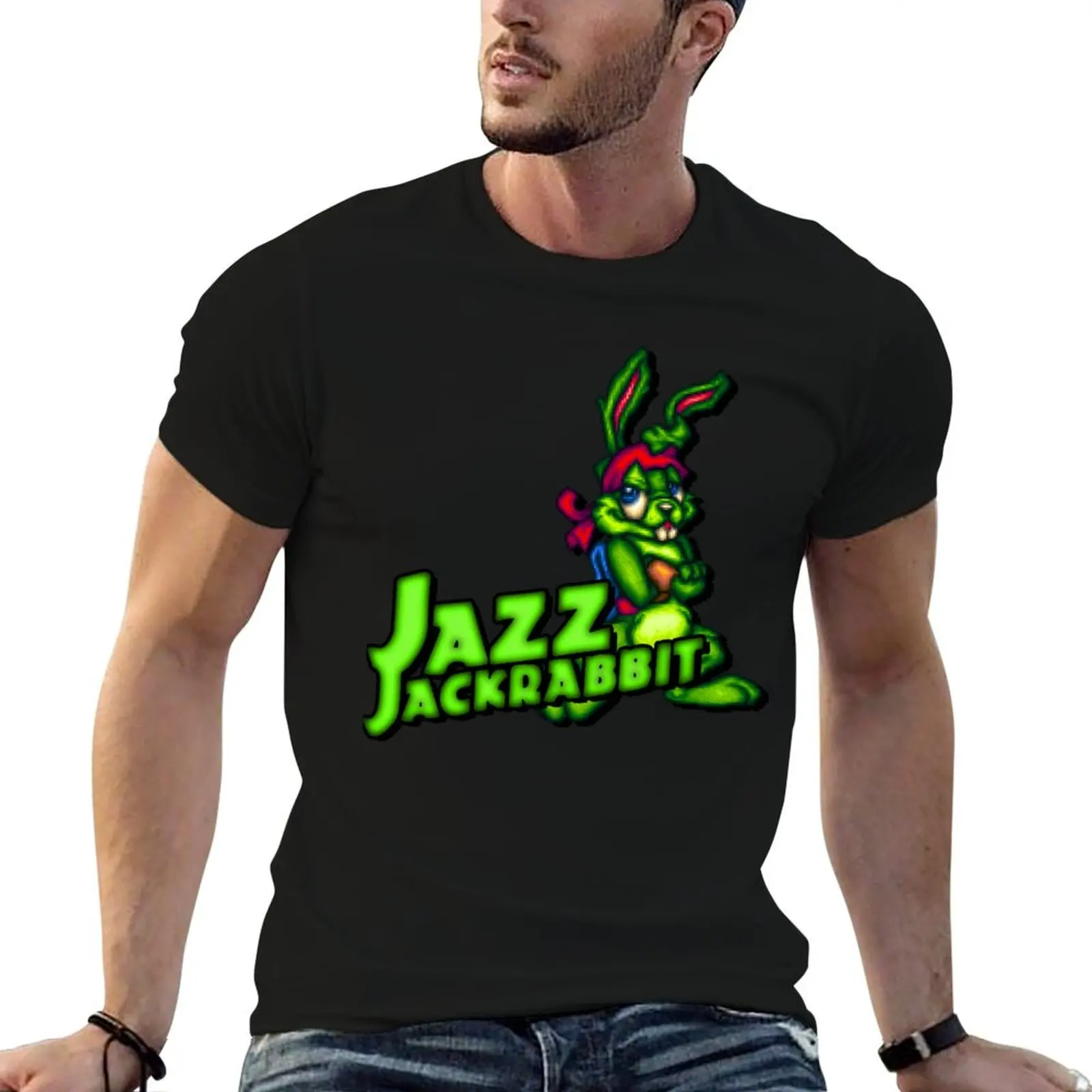 Jazz Jackrabbit - Classic Sprite with Logo Essential T-Shirt t shirts for man pack white man t shirts for men casual T-Shirt
Jazz Jackrabbit - Classic Sprite with Logo Essential T-Shirt t shirts for man pack white man t shirts for men casual T-Shirt