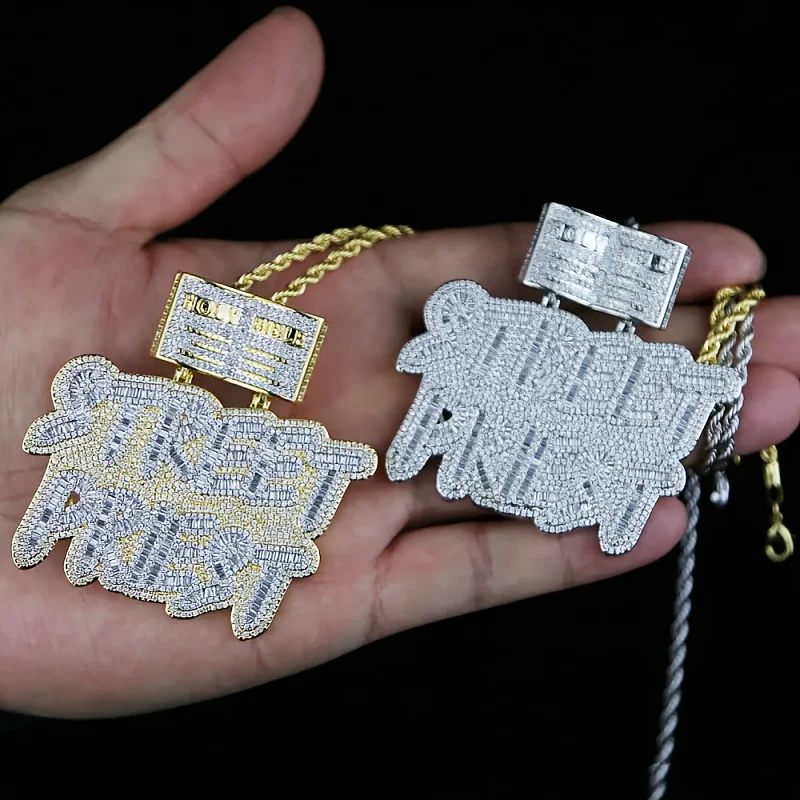 Street priest ice men's alloy pendant necklace, hip-hop sparkling synthetic cubic zirconia chain jewelry, jewelry gifts
Street priest ice men's alloy pendant necklace, hip-hop sparkling synthetic cubic zirconia chain jewelry, jewelry gifts