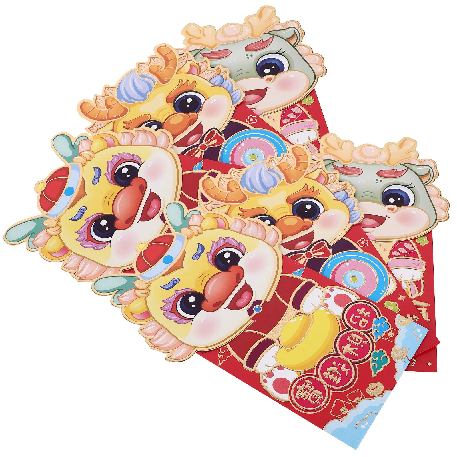 6Pcs Year of Dragon Red Envelopes Paper Cartoon Style Lunar New Year Envelopes 2024 Chinese Red Money Packets 2024 Money Bag
6Pcs Year of Dragon Red Envelopes Paper Cartoon Style Lunar New Year Envelopes 2024 Chinese Red Money Packets 2024 Money Bag