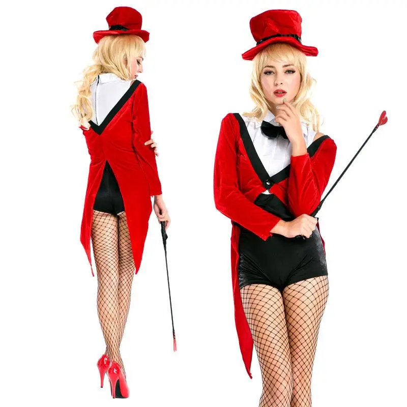 Magician Tailcoat Halloween Women's Adult Costume Cosplay Nightclub Bar DS Performance Clothes Gift Tailored Chinese
Magician Tailcoat Halloween Women's Adult Costume Cosplay Nightclub Bar DS Performance Clothes Gift Tailored Chinese