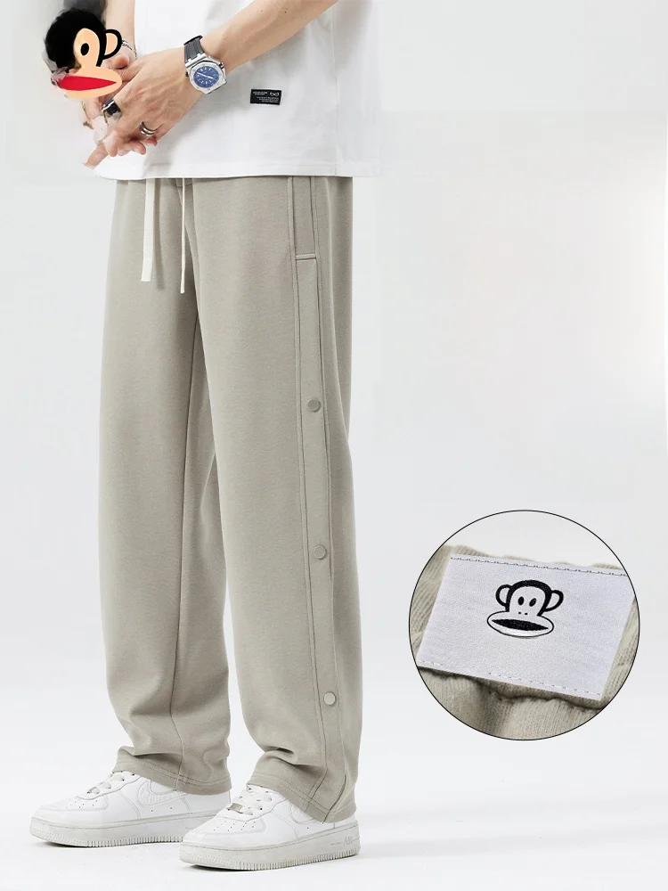 PaulFrank Men's Casual Pants with Buttons American Sle Retro High Waist Straight Leg Trousers for Spring Season
PaulFrank Men's Casual Pants with Buttons American Sle Retro High Waist Straight Leg Trousers for Spring Season