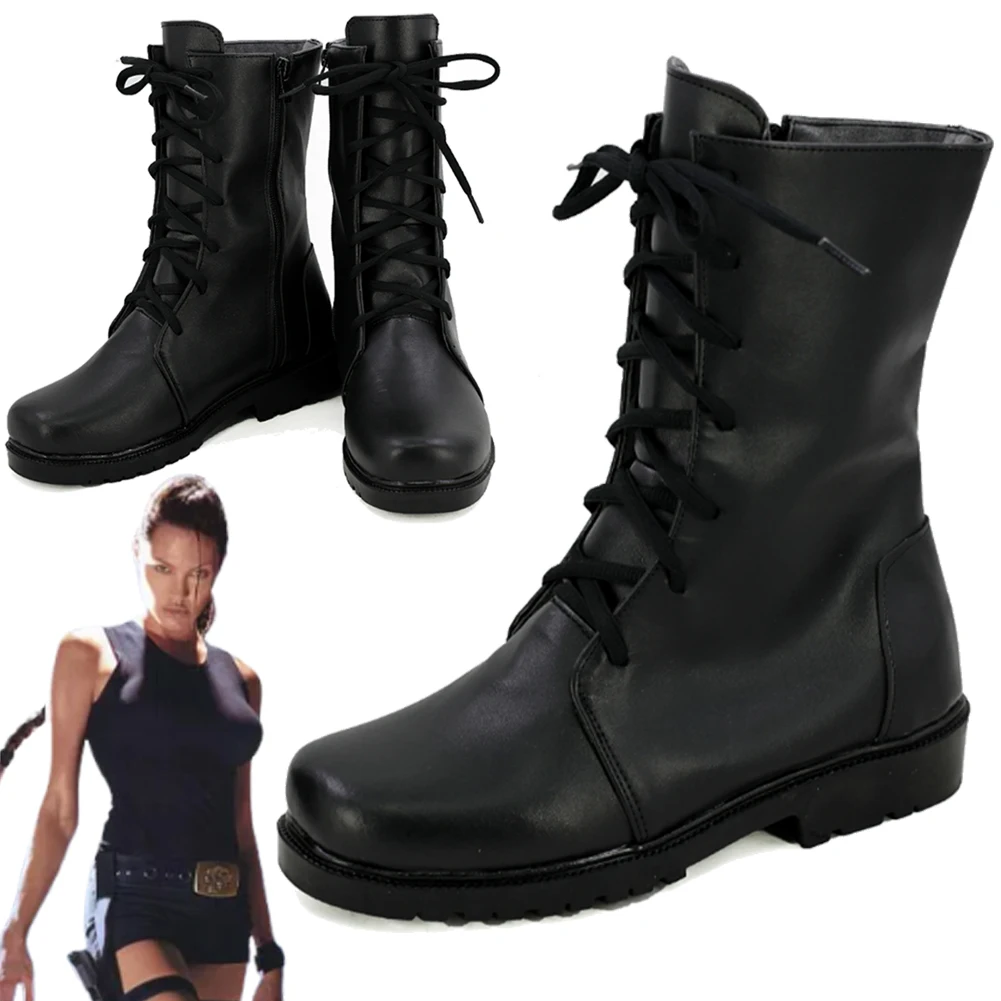 Fantasia Tomb Raider Lara Croft Shoes Cosplay Boots Movie Disfraz Costume Accessories Women Halloween Carnival Party Props
Fantasia Tomb Raider Lara Croft Shoes Cosplay Boots Movie Disfraz Costume Accessories Women Halloween Carnival Party Props