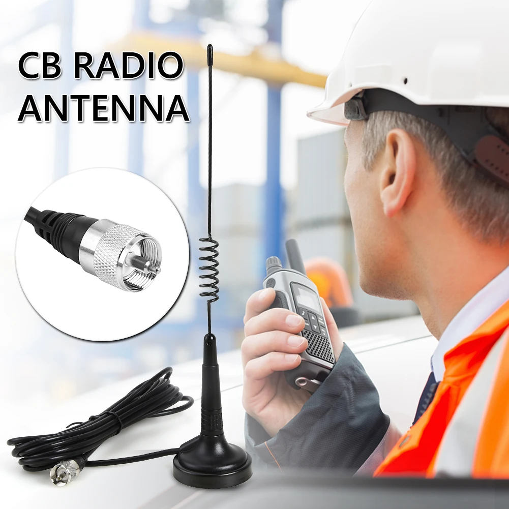 Magnetic Mobile CB Radio Antenna MAG-1345 PL 27MHz with 13ft RG58U Feeder Cable Outdoor Parts Personal Car Accessories
Magnetic Mobile CB Radio Antenna MAG-1345 PL 27MHz with 13ft RG58U Feeder Cable Outdoor Parts Personal Car Accessories