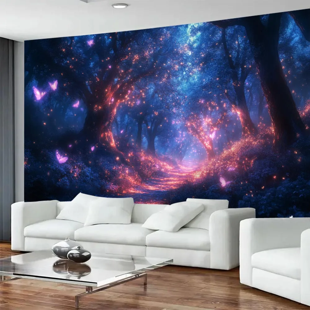 Luminous Forest Tapestry in Multiple Sizes, Dreamy Landscape Wall Background Cloth, Bedroom Dormitory Living Room Home Art Decor
Luminous Forest Tapestry in Multiple Sizes, Dreamy Landscape Wall Background Cloth, Bedroom Dormitory Living Room Home Art Decor