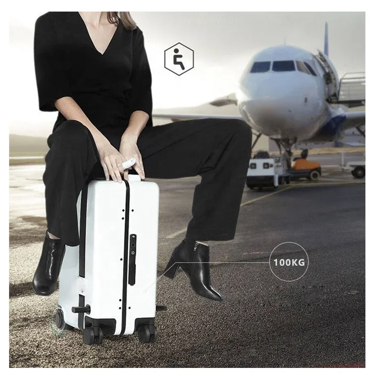 PC Hard Travel Trolley Suitcases Scooter Smart Fingerprint Lock USB Charging Board intelligentize Follow Luggage
PC Hard Travel Trolley Suitcases Scooter Smart Fingerprint Lock USB Charging Board intelligentize Follow Luggage