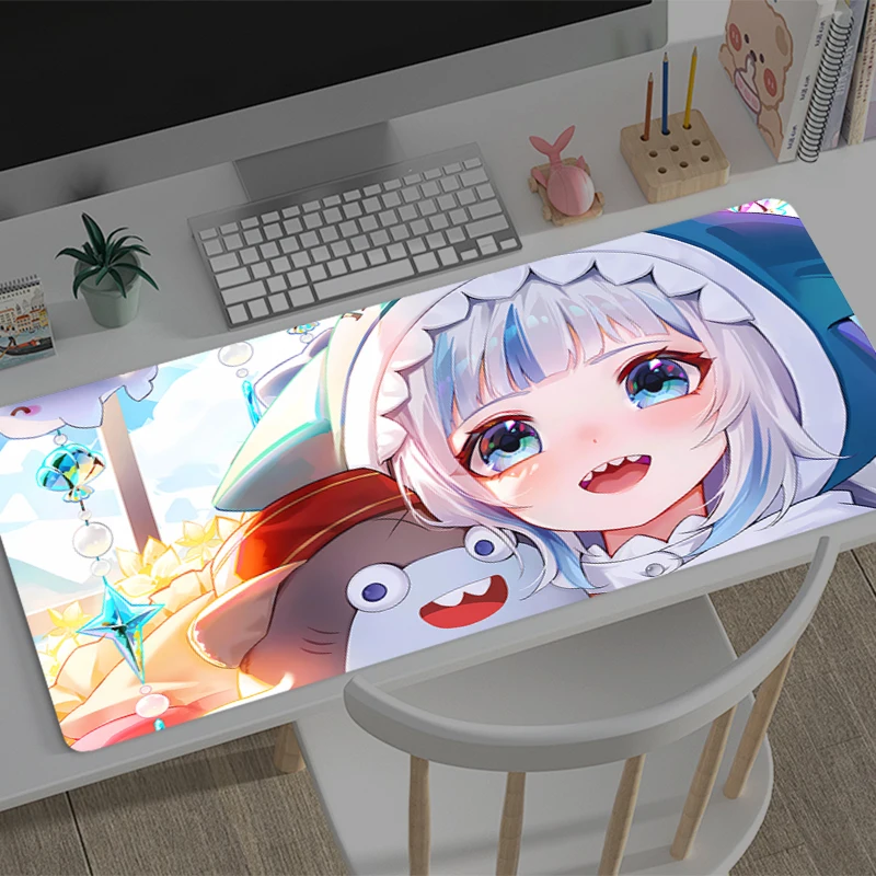 Mouse pad Large Hololive Gawr Gura rubber keyboard mouse carpet anti-slip gamer mouse pad laptop coaster PC HD Anime Mousepad
Mouse pad Large Hololive Gawr Gura rubber keyboard mouse carpet anti-slip gamer mouse pad laptop coaster PC HD Anime Mousepad