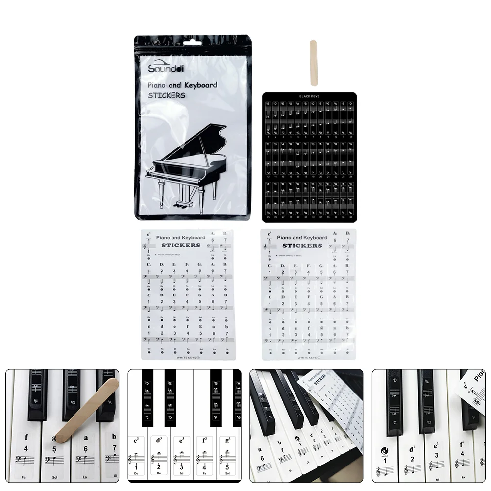 Piano Stickers Keyboard Decals for Keys Removable Labels Kids Accessories 61 Wood Child
Piano Stickers Keyboard Decals for Keys Removable Labels Kids Accessories 61 Wood Child