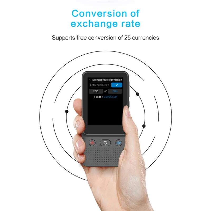 Ingenious-T21 Translator Device Support 138 Languages Intelligent Real-Time Translation Offline Translation Ext Voice Translator
Ingenious-T21 Translator Device Support 138 Languages Intelligent Real-Time Translation Offline Translation Ext Voice Translator