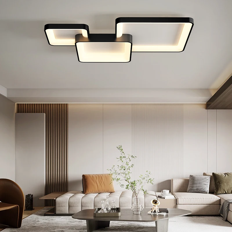 Minimalist Square Living Room Chandeliers Simple Modern Home Lamp Atmosphere Bedroom Ledlamp Creative Geometric Ceiling Lights
Minimalist Square Living Room Chandeliers Simple Modern Home Lamp Atmosphere Bedroom Ledlamp Creative Geometric Ceiling Lights