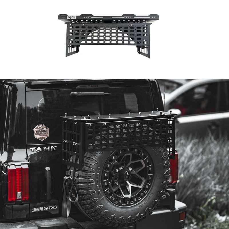 For Great Wall Tank 300 Spare Tire Storage Rack Camping Table Board Off-road Modification Parts Spare Tire Bracket Accessories
For Great Wall Tank 300 Spare Tire Storage Rack Camping Table Board Off-road Modification Parts Spare Tire Bracket Accessories